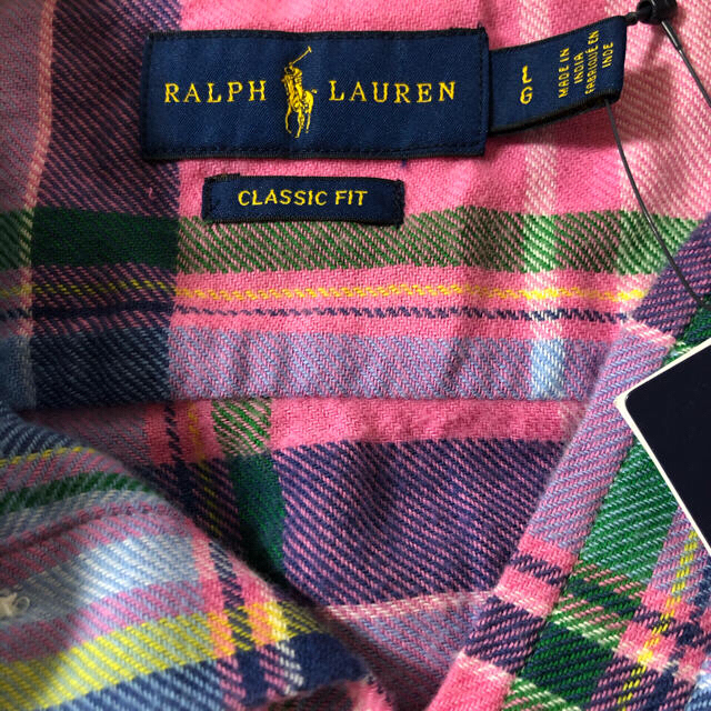 Ralph Lauren(ラルフローレン)のラルフローレン　ネルシャツ　新品　未使用　タグ付き レディースのトップス(シャツ/ブラウス(長袖/七分))の商品写真