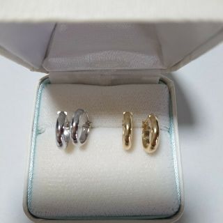 ゴールド・ホワイトゴールド ピアス(ピアス)