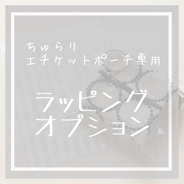 その他ラッピングオプション✳︎ちゅらりエチケットポーチ&猫さんキークリップ限定