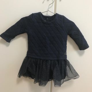 プチバトー(PETIT BATEAU)のプチバトー　ワンピース　12m(ワンピース)