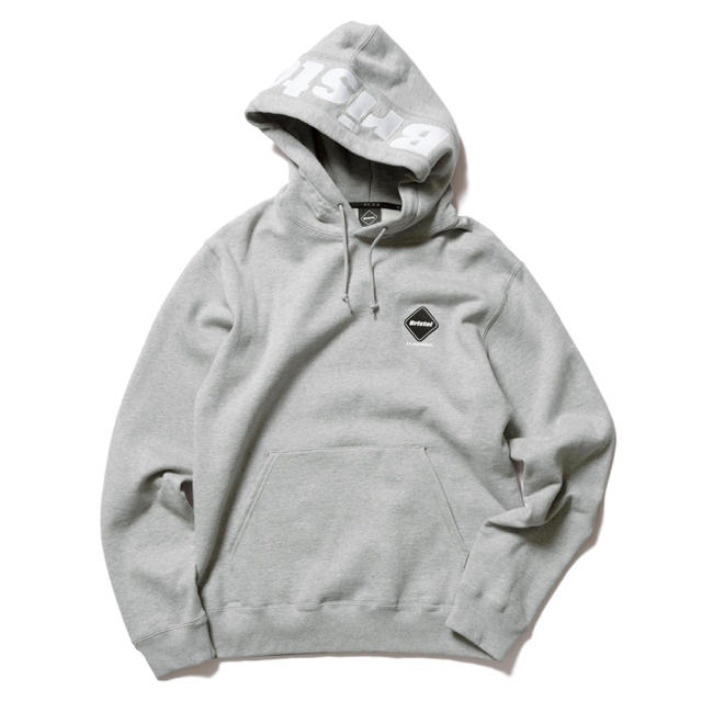 FCRB 20AW LOGO パーカー gray ブリストル  hoodie