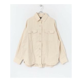 サニーレーベル(Sonny Label)のサニーレーベル コットリネンオーバーシャツジャケット オフホワイト(カットソー(長袖/七分))