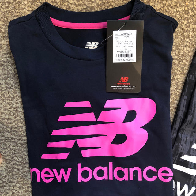 New Balance(ニューバランス)の【新品】ニューバランス tシャツ140 3点 キッズ/ベビー/マタニティのキッズ服男の子用(90cm~)(Tシャツ/カットソー)の商品写真