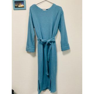 グローブ(grove)の★美品★ロングニットワンピース(ロングワンピース/マキシワンピース)