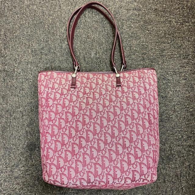 Dior - 【Ki106/K】Dior トロッター トート バッグ レッド BM0012