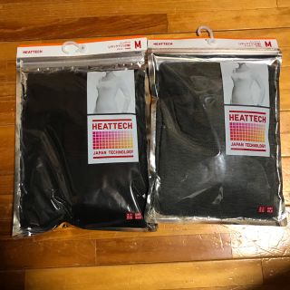 ユニクロ(UNIQLO)のヒートテック UネックT 八分丈　Mサイズ(アンダーシャツ/防寒インナー)