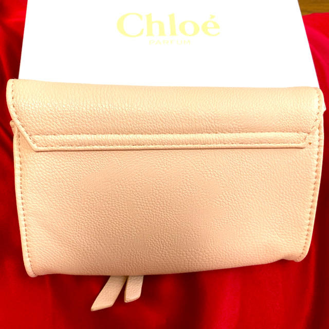 Chloe(クロエ)のクロエ ポーチ ピンクベージュ ノベルティ 新品未使用 レディースのファッション小物(ポーチ)の商品写真