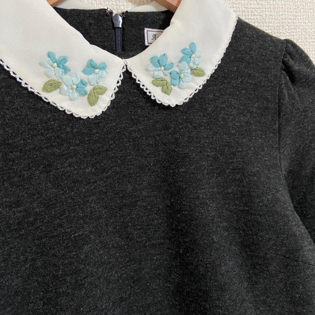 anatelier(アナトリエ)のanatelier 刺繍襟 カットソー レディースのトップス(カットソー(長袖/七分))の商品写真