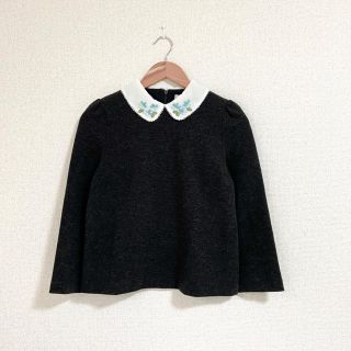 アナトリエ(anatelier)のanatelier 刺繍襟 カットソー(カットソー(長袖/七分))