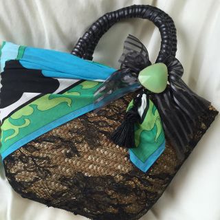 エミリオプッチ(EMILIO PUCCI)のEMILIO PUCCI カゴBAG(かごバッグ/ストローバッグ)