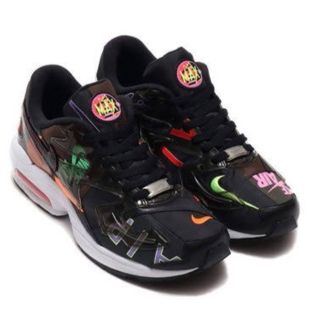 ナイキ(NIKE)のNIKE AIR MAX 2 LIGHT BLACK ATMOS 28.5(スニーカー)