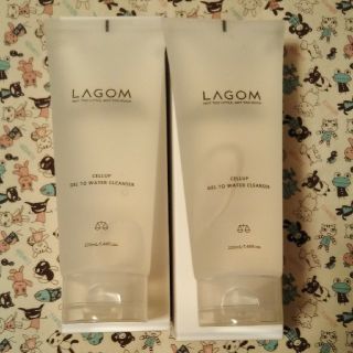 ラーゴム(LAGOM)のラゴム ジェルトゥウォーター クレンザー 220ml 2個セット 未使用(洗顔料)