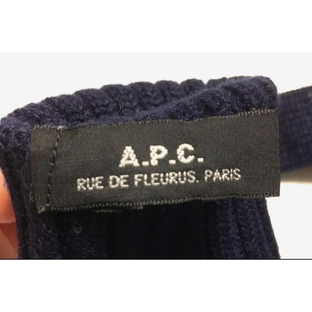 A.P.C(アーペーセー)のA.P.C. ネイビー手袋 メンズのファッション小物(手袋)の商品写真