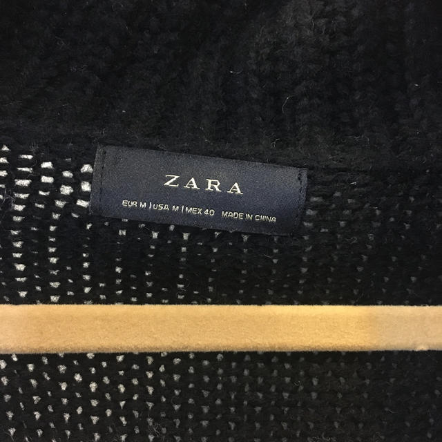 ZARA(ザラ)のZARA  ロングニットカーディガン　オルテガ　ネイティブ柄 メンズのトップス(カーディガン)の商品写真