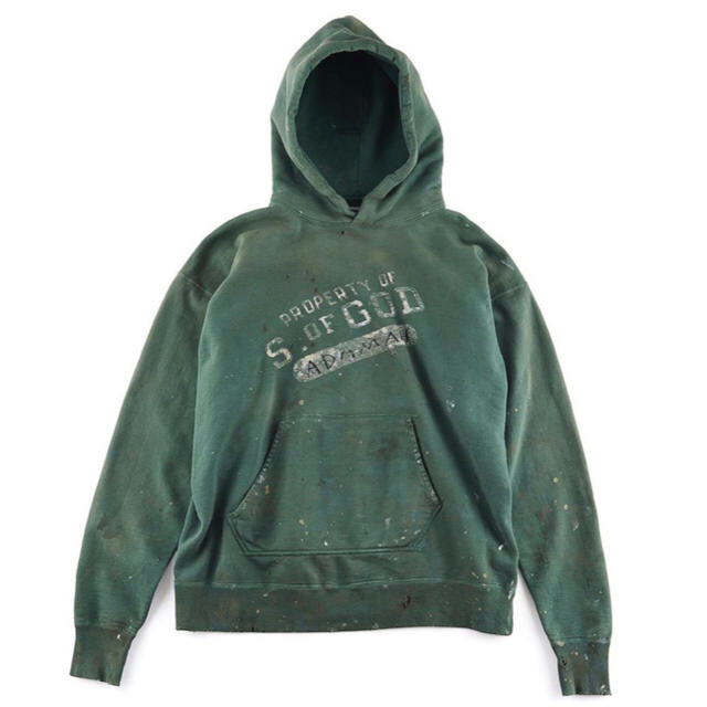 SAINT MICHAEL HOODIE / GREEN パーカー