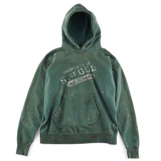 レディメイド(LADY MADE)のSAINT MICHAEL HOODIE / GREEN パーカー(パーカー)