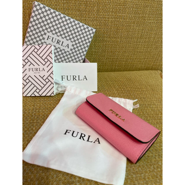 Furla(フルラ)の【新品】FURLAピンクキーケース レディースのファッション小物(キーケース)の商品写真