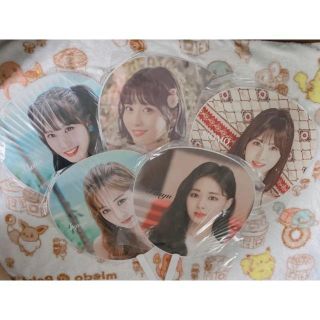TWICE MOMO TZUYU うちわ モモ ツウィ 5枚セット(アイドルグッズ)
