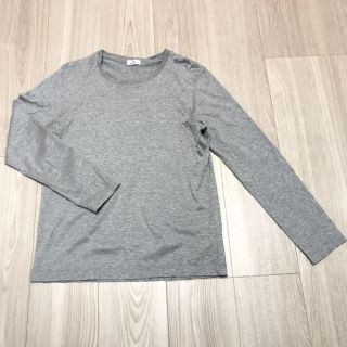 エディフィス(EDIFICE)のEDIFICE グレー 長袖カットソー(Tシャツ/カットソー(七分/長袖))