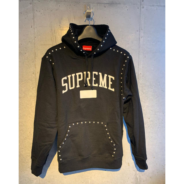 Supreme Studded Hooded Sweat セットアップ 黒 大切な 51.0%OFF