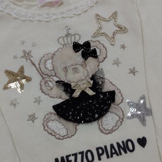 メゾピアノ(mezzo piano)のメゾピアノ 120 トレーナーワンピース(ワンピース)