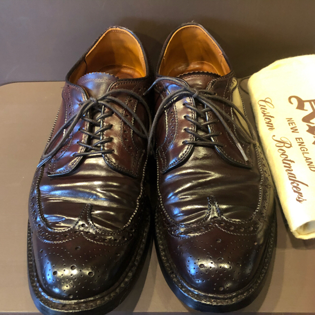 【美品】ALDEN #N8401 cordovan 8 B/D 26cm