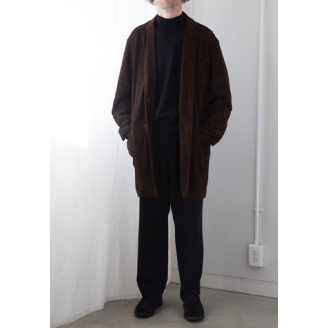 COMOLI - comoli ディアスキンチェスターコート サイズ3 タグ COMOLI - comoli ディアスキンチェスターコート サイズ3 タグ