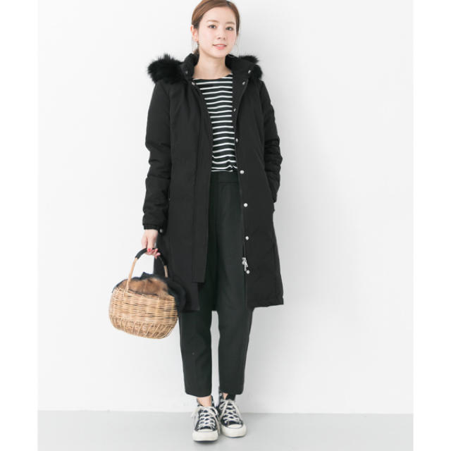 ケープハイツ ロング ダウン cape heights ELLNORA 黒 | www.jarussi