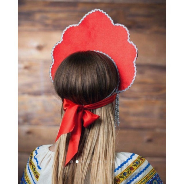 ロシア 民族衣装 頭飾り カコーシュニク エレーナ Rの通販 By トルヴィオン ラクマ