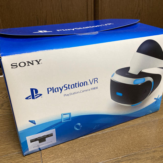 PlayStation VR(プレイステーションヴィーアール)の【美品】PSVR エンタメ/ホビーのゲームソフト/ゲーム機本体(家庭用ゲーム機本体)の商品写真