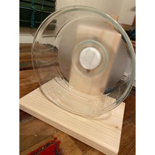 みゆみ様専用　ハムスター用品【ハーモニー、サイレント14,17用木製スタンド】(小動物)