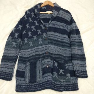 デニムアンドサプライラルフローレン(Denim & Supply Ralph Lauren)の値下げしました！DENIM＆SUPPLY 星条旗柄カーディガン L(カーディガン)