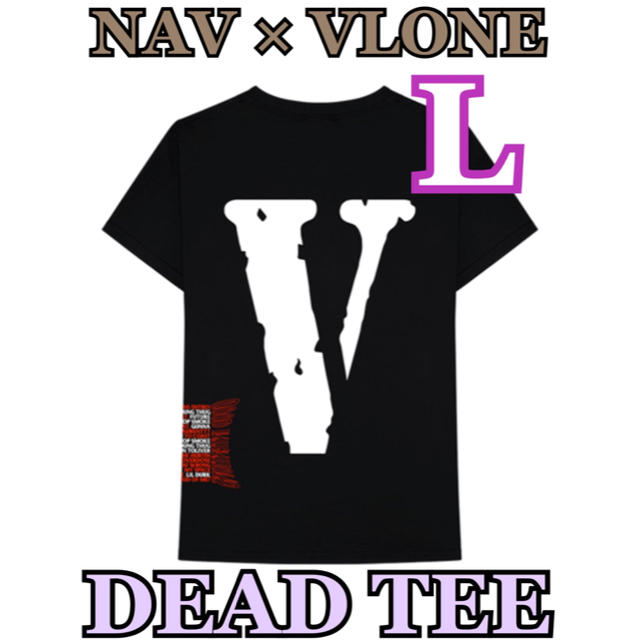 NAV × VLONE DEAD BLACK TEE L ③のサムネイル