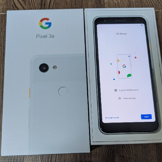 Google Pixel 3a ホワイトスマートフォン本体