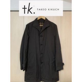 タケオキクチ(TAKEO KIKUCHI)の【定価約9.5万】TAKEO KIKUCHI スタンドカラー コート 茶(ステンカラーコート)