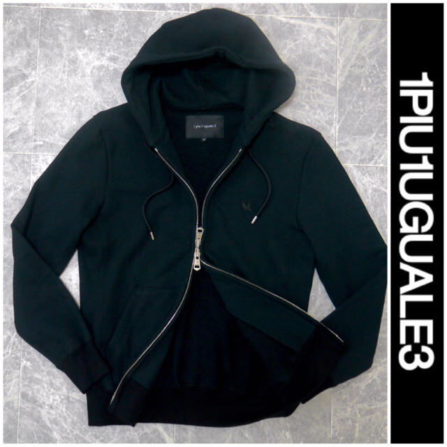 1piu1uguale3 - 【新品未使用】1piu1uguale3 ダブルジップパーカー