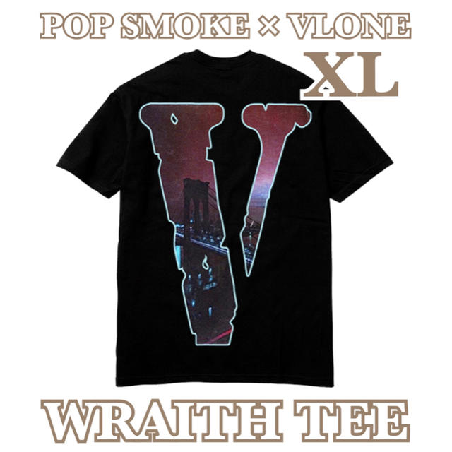 Pop Smoke x Vlone Wraith Tee Black XL ② temizguvenlik.com.tr