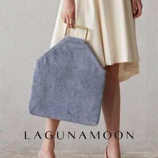 ラグナムーン(LagunaMoon)の新品未使用★LAGUNAMOON ボア/モコモコBAG(ハンドバッグ)