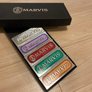 マービス(MARVIS)の新品未使用品　MARVIS 歯磨き粉　25ml 5個セット(歯磨き粉)
