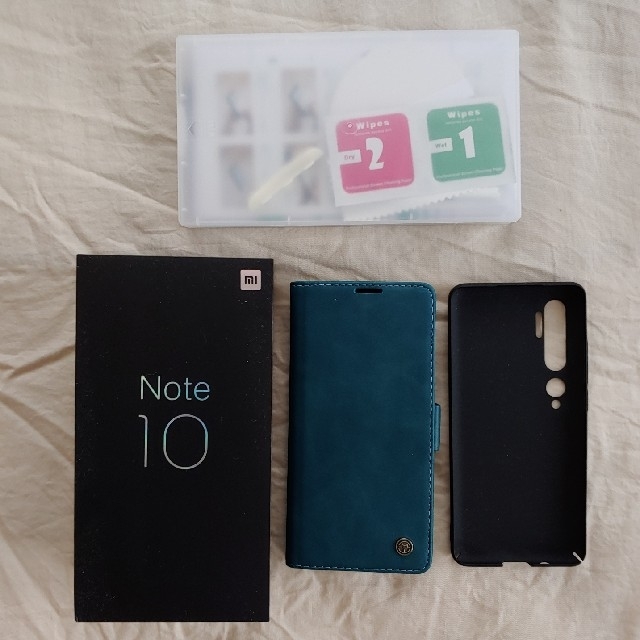 値下げ!! Xiaomi mi Note 10 国内版 Sim フリー 美品 スマホ/家電/カメラのスマートフォン/携帯電話(スマートフォン本体)の商品写真