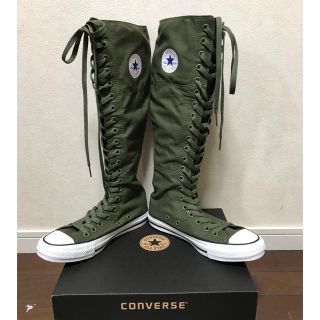 converseスニーカーロングブーツ