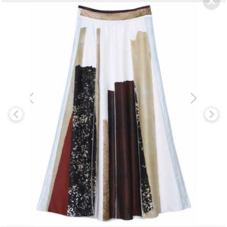 アメリヴィンテージ(Ameri VINTAGE)のAmeri VINTAGE  FUDE ART SKIRT(ロングスカート)