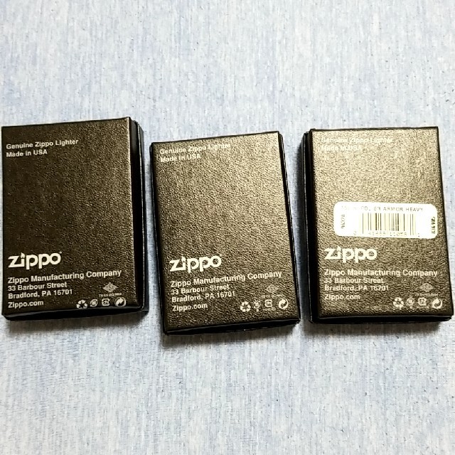 ZIPPO(ジッポー)のZIPPO zippo ジッポ 空箱 箱のみ　3個 説明書付き メンズのファッション小物(タバコグッズ)の商品写真