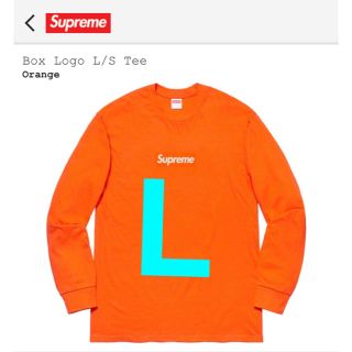 シュプリーム(Supreme)のSupreme Box Logo L/S Tee シュプリーム ボックス ロゴ(Tシャツ/カットソー(七分/長袖))