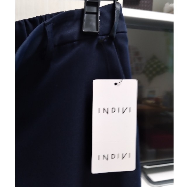 INDIVI(インディヴィ)の★　ひめの様専用　★【INDIVI】クロップドストレートワイドパンツ レディースのパンツ(クロップドパンツ)の商品写真