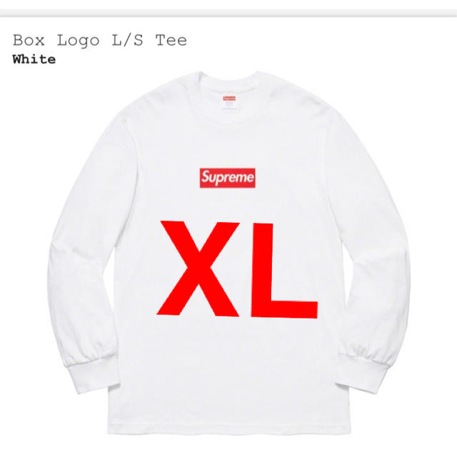 Supreme  Box Logo L/S Tee  White シュプリーム