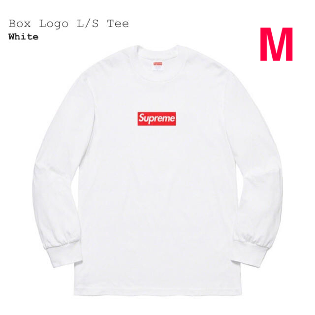 Supreme Box Logo L/S Tee シュプリーム ボックス ロゴホワイトサイズ