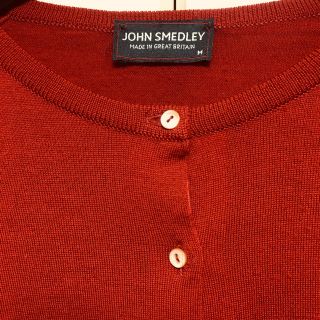 ジョンスメドレー(JOHN SMEDLEY)のジョンスメドレー　クルーネックカーディガン(カーディガン)