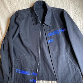 コムデギャルソンオムプリュス(COMME des GARCONS HOMME PLUS)のコム デ ギャルソン オム 02SS スプリットロゴ 再構築 ジップジャケット(ブルゾン)