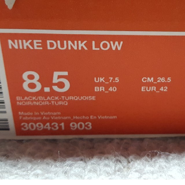 NIKE(ナイキ)のNIKE　DUNK  LOW   メンズの靴/シューズ(スニーカー)の商品写真